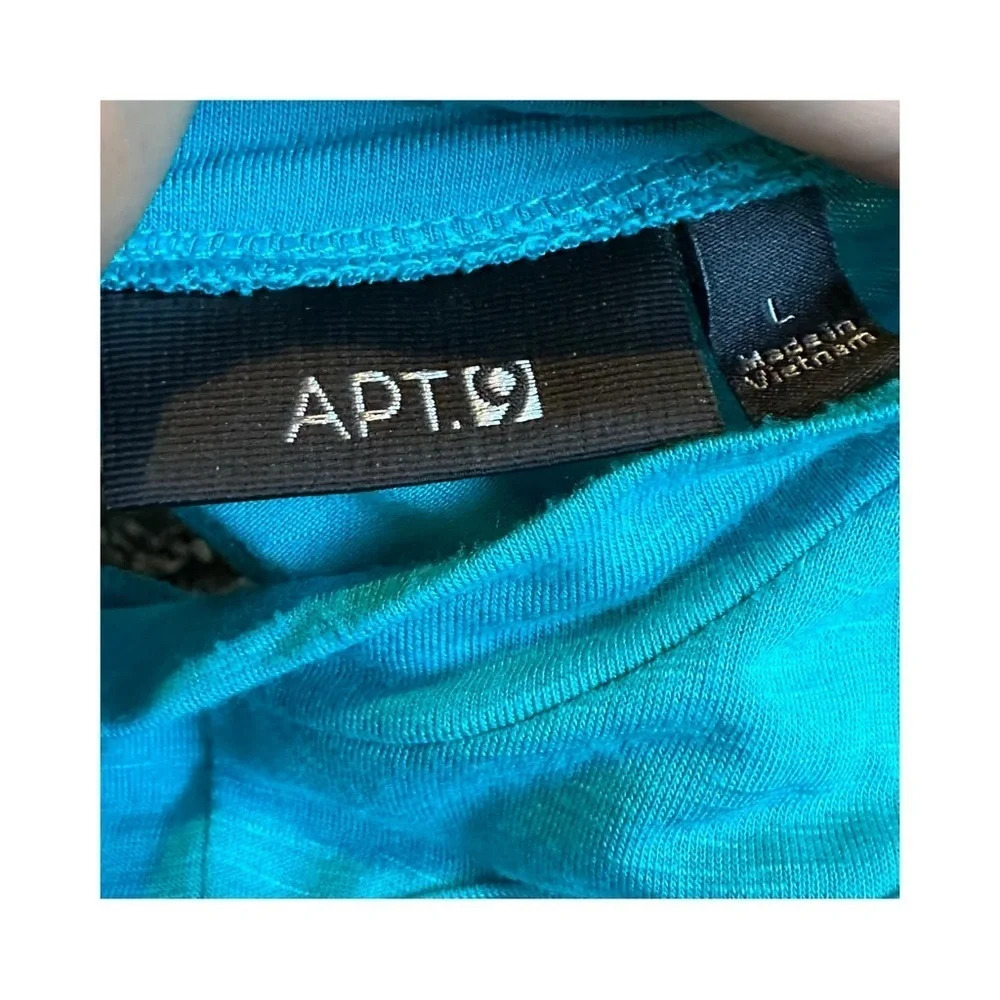 Apt. 9 Women's Large Teal Flowy Sleeveless Blouse​ - Picture 6 of 8